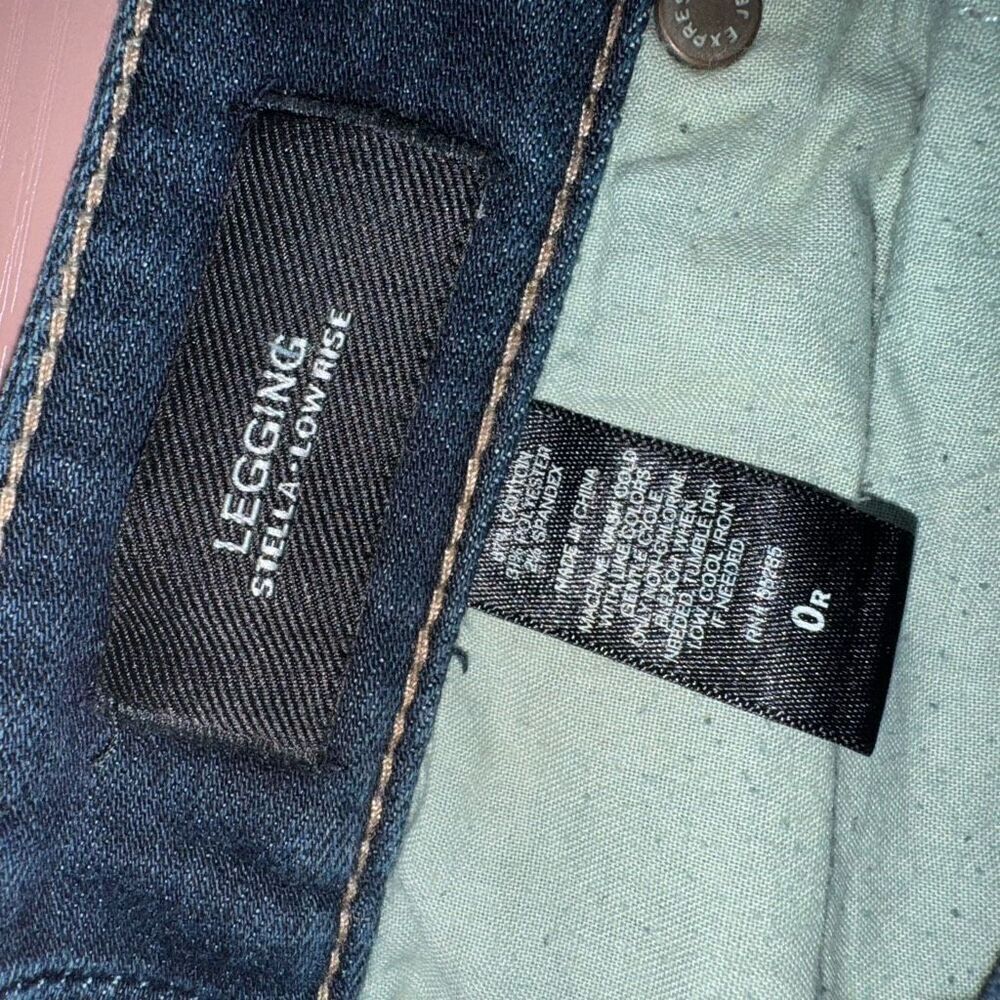 Express jeans Stella Low Rise 0R - Picture 6 of 6